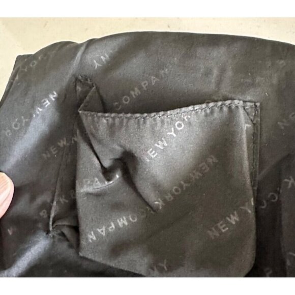 Black Leather Crossbody Tassel Bag W/ Woven Chain Strap - Picture 11 of 12